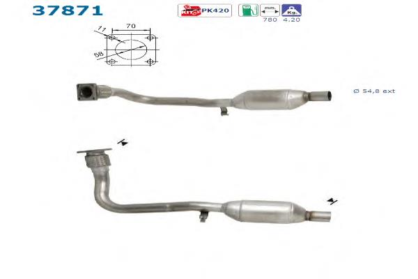 Convertidor - catalisador Volkswagen Golf I 155