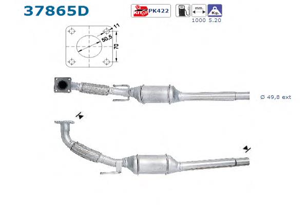Compre 1J1253058CX VAG Silenciador, parte dianteira