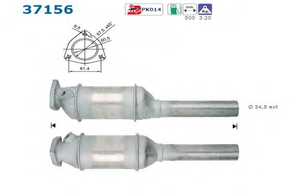 Convertidor - catalisador VAG 165131701E preço, a partir de 199,08 USD