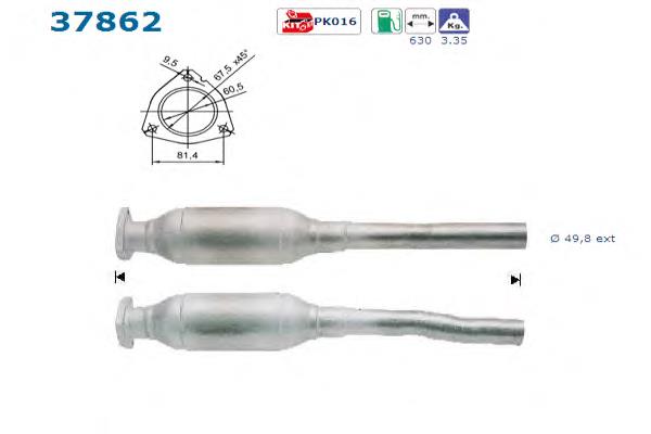 1J0254400HX VAG Convertidor - catalisador