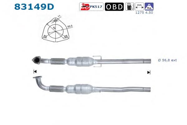 Convertidor - catalisador para Rover 75  RJ
