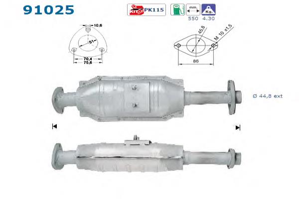 Convertidor - catalisador Suzuki Vitara preço, a partir de 294,15 USD