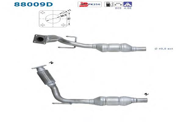 Compre 6U0253091HX VAG Silenciador, parte dianteira