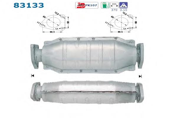 Convertidor - catalisador Land Rover GEX8062 preço, a partir de 171,49 USD