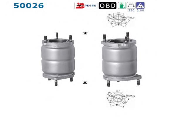 Compre 090620 Bosal Convertidor - catalisador