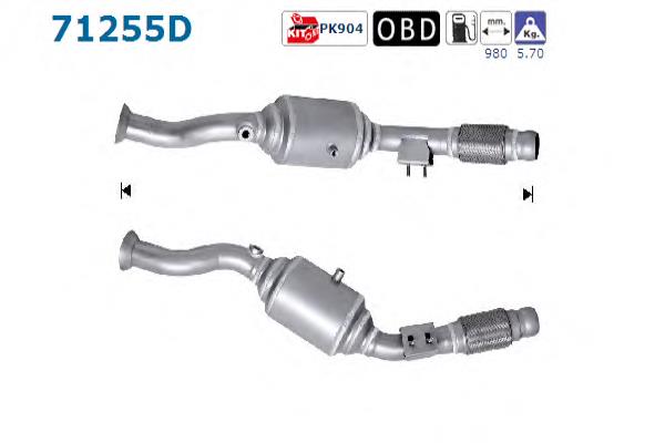 Convertidor - catalisador Mercedes A9064901481 preço, a partir de 310,64 USD