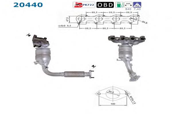 Compre BM91362H BM Catalysts Convertidor - catalisador