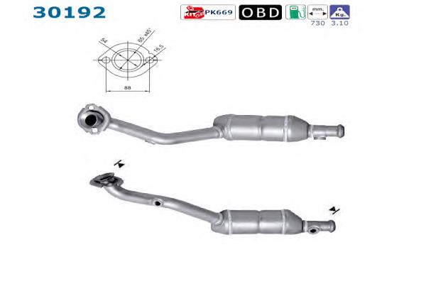Convertidor - catalisador Kamoka 8015015