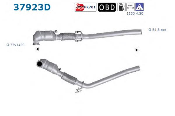 Compre KATVW003 NTY Convertidor - catalisador