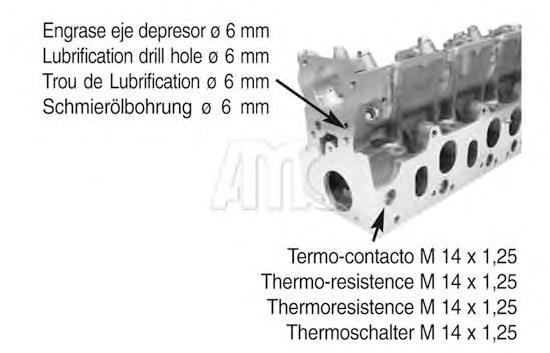 908098K AMC Cabeça de motor (CBC)