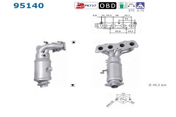 Compre 540057 Asso Convertidor - catalisador