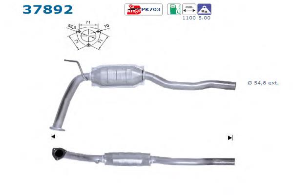 Convertidor - catalisador VAG 023131089X preço, a partir de 326,30 USD