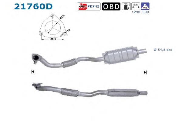 Compre 5854295 Opel Convertidor - catalisador