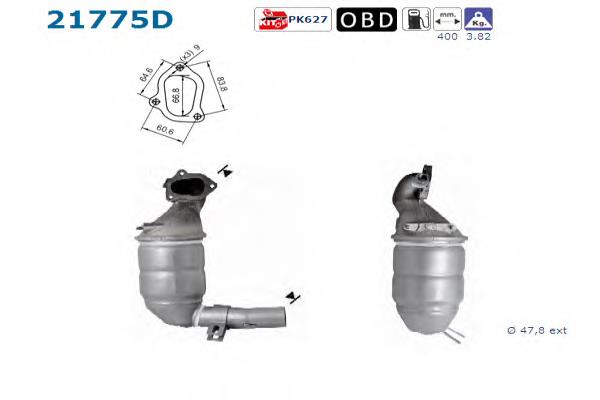 Compre FR6094T Polcar Convertidor - catalisador