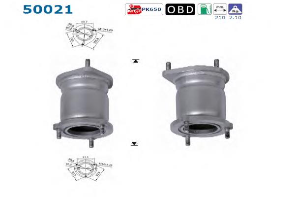 Convertidor - catalisador General Motors 96273650 preço, a partir de 254,02 USD
