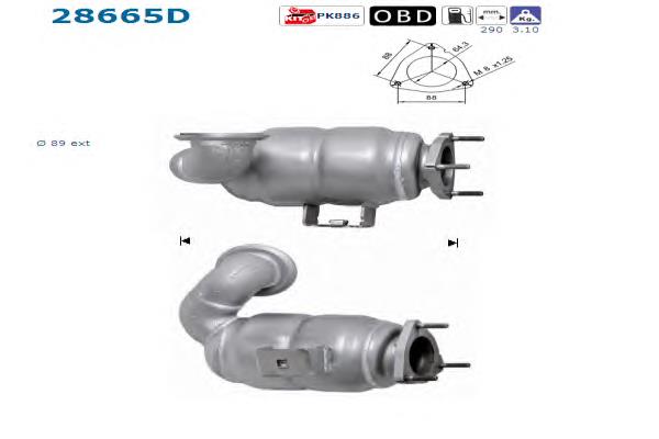 Compre BM80364H BM Catalysts Convertidor - catalisador