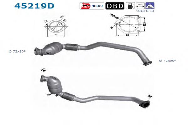 Compre 090527 Bosal Convertidor - catalisador