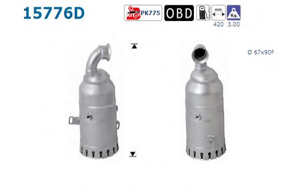 Convertidor - catalisador BMW 18307812295 preço, a partir de 462,25 USD