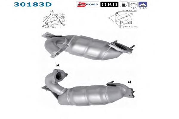 Convertidor - catalisador Bosal 090541 preço, a partir de 360,00 USD