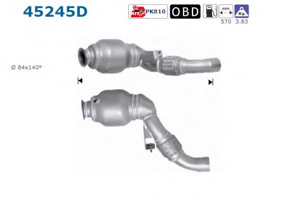 Convertidor - catalisador Polcar BM6044T preço, a partir de 384,87 USD