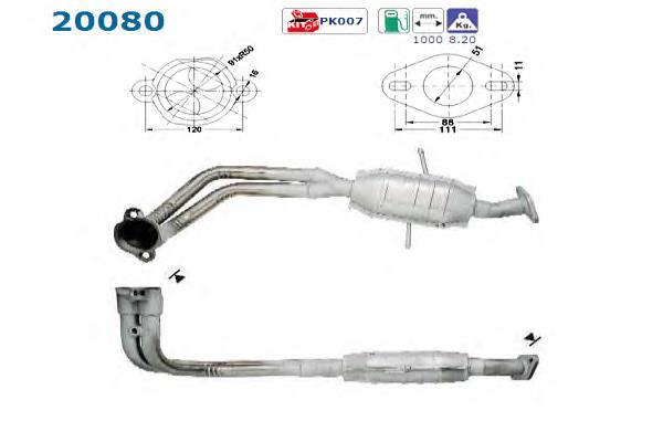 Compre Convertidor - catalisador Ford Mondeo 1