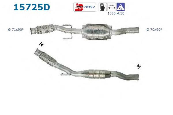 Convertidor - catalisador BM80122H BM Catalysts