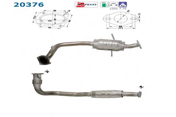 Compre 1231829 Ford Convertidor - catalisador