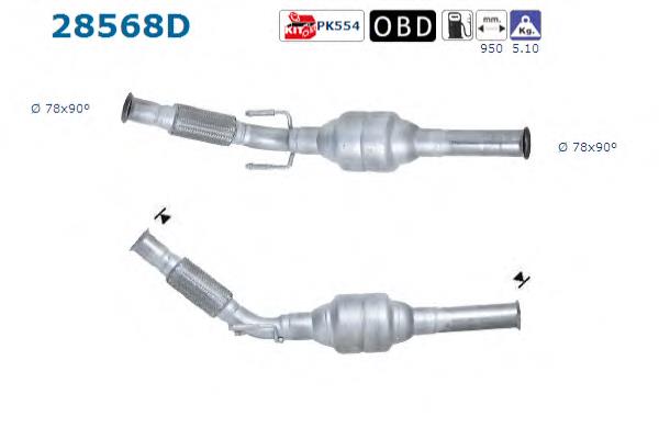 Convertidor - catalisador Sigam 46129