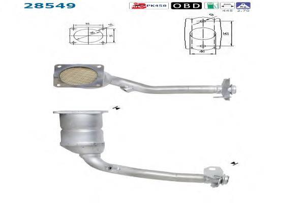 Convertidor - catalisador AS/Auto Storm 28549 preço, a partir de 184,78 USD