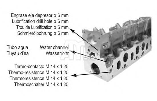 908461K AMC Cabeça de motor (CBC)