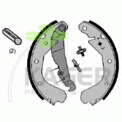 Sapatas do freio traseiras de tambor Opel 90509006 preço, a partir de 22,95 USD