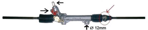 Cremalheira da direção 00004000LG Peugeot/Citroen