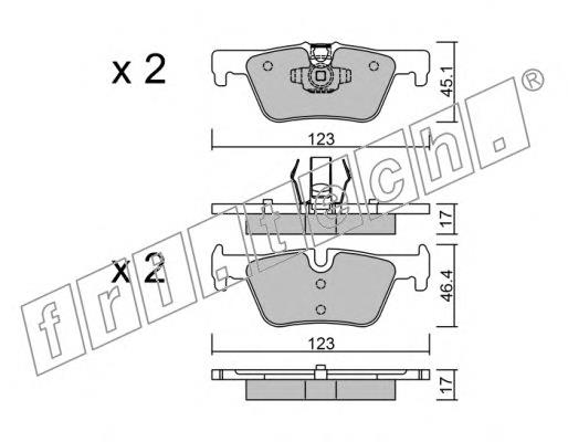 Sapatas do freio traseiras de disco BMW 34206799809 preço, a partir de 23,98 USD