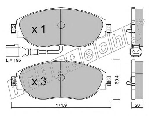Sapatas do freio dianteiras de disco EBC Brakes DP42127R preço, a partir de 42,62 USD