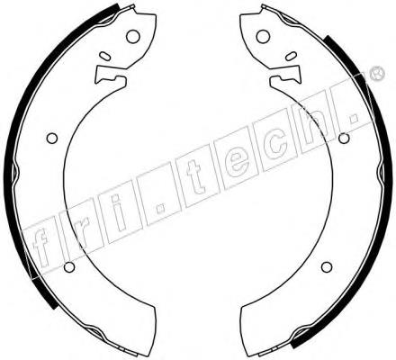 Sapatas do freio traseiras de tambor Hyundai/Kia 6614203019 preço, a partir de 20,40 USD
