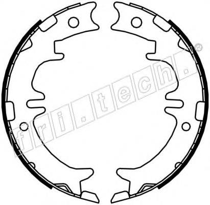 Sapatas do freio de estacionamento Mitsubishi 4800A082