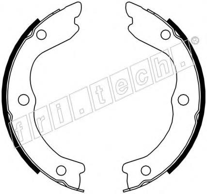 Sapatas do freio de estacionamento 440608H725 Nissan/Infiniti
