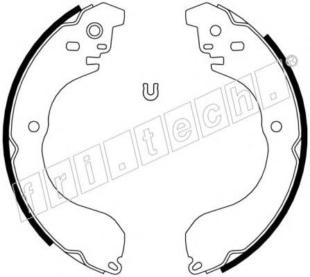 Compre 5191306AA Chrysler Sapatas do freio traseiras de tambor