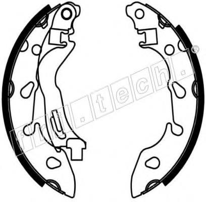 77366214 Fiat/Alfa/Lancia Sapatas do freio traseiras de tambor