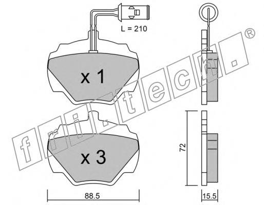 Sapatas do freio traseiras de disco Land Rover SFP500190