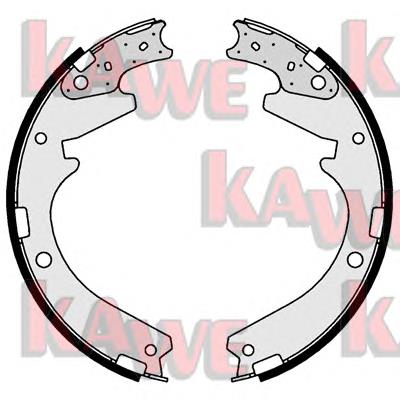 Compre GF509AF Japan Parts Sapatas do freio traseiras de tambor
