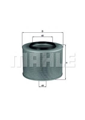 Filtro de ar LX441 Mahle Original