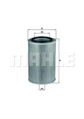 Filtro de ar Mahle Original LX345 preço, a partir de 55,00 USD