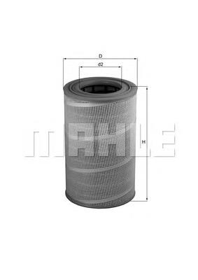 Filtro de ar Mahle Original LX612 preço, a partir de 69,98 USD