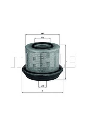 Filtro de ar A0010949304 Mercedes