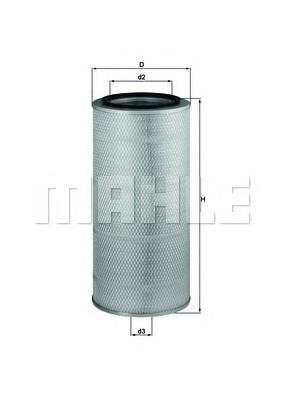 Filtro de ar 214065 Diesel Technic