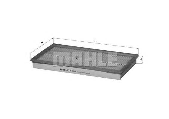 LX2037 Mahle Original Filtro de ar