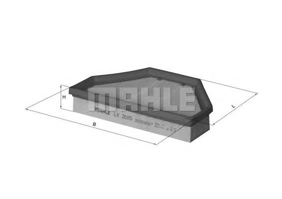 Compre LX2005 Mahle Original Filtro de ar