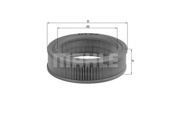 Filtro de ar Mahle Original LX48 preço, a partir de 12,66 USD