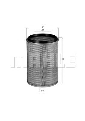 Filtro de ar LX28 Mahle Original